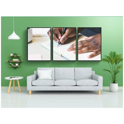 фото Набор модулных постеров для интерьера "пишу, карандаш, ручка" 60x90 см. в тубусе, без рамки lotsprints