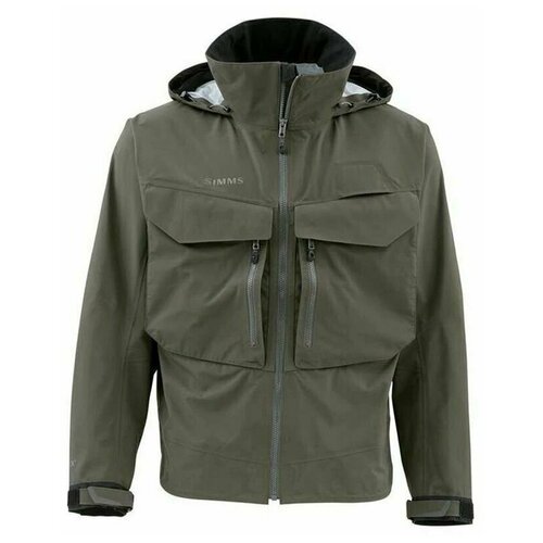 фото Simms куртка g3 guide jacket l, dark olive рыбалка