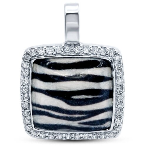 фото Подвеска из серебра, эмаль, куб.цирконий silver wings