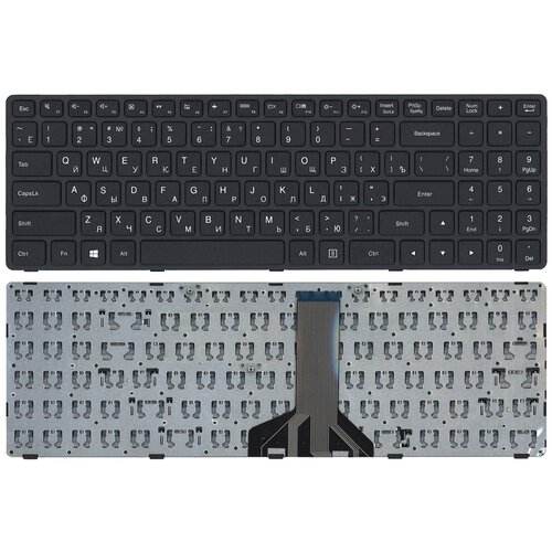 Клавиатура для ноутбука Lenovo Ideapad 300-15 100-15IBD черная us new replacement keyboard for lenovo ideapad 100 15iby b50 10 laptop black with frame