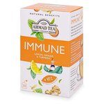 Чай травяной Ahmad Tea Immune Lemon Ginger & Turmeric в пакетиках - изображение