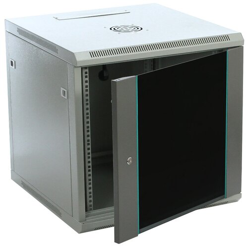Шкаф 12U 600х450 19 дюймов телекоммуникационный серверный настенный серый C126045GWTWOF