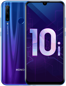 Смартфон HONOR 10i 4/128 ГБ RU, 2 SIM, мерцающий синий