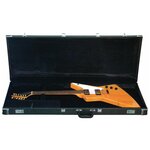 Rockcase RC10620 B/SB стандартный кейс для электрогитары Explorer, деревянная основа, черный - изображение