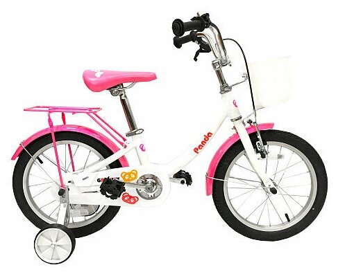 Велосипед GRAVITY PANDA детский колёса 16" бело-розовый