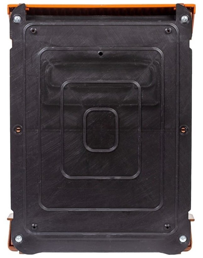 Ящик почтовый пластмассовый внешний с замком"Орел" коричневый, 1 шт - фотография № 3