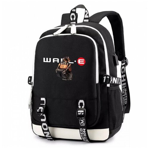 Рюкзак Валли черный с USB-портом №1