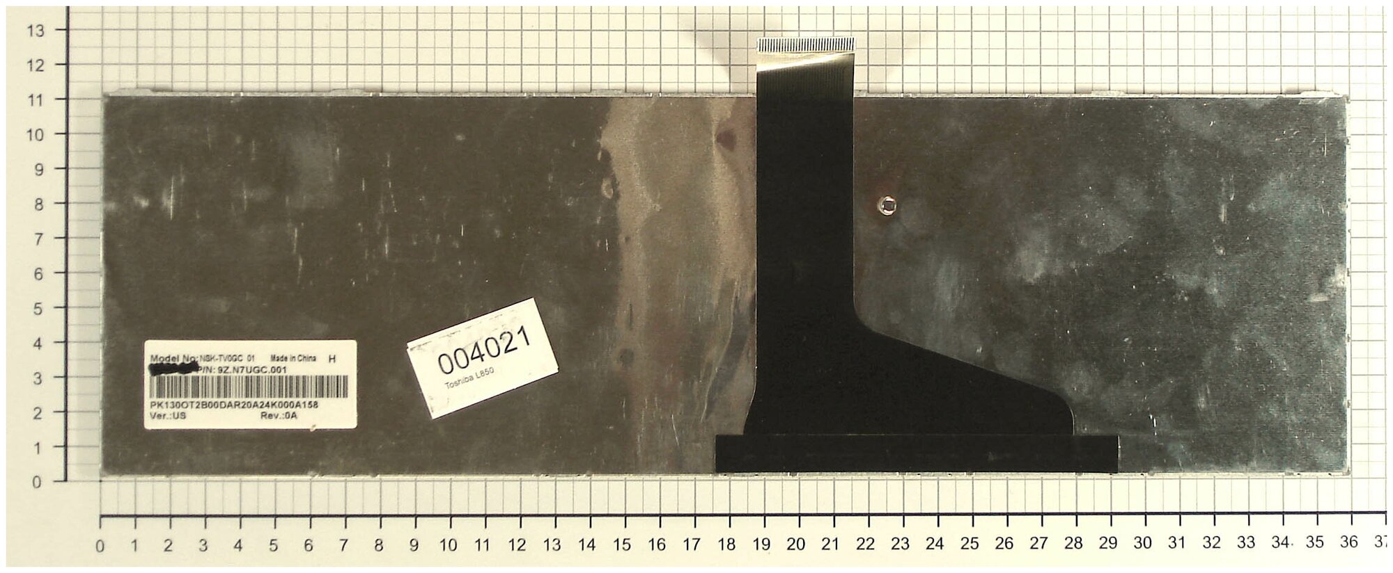 Клавиатура для ноутбука Toshiba 9Z N7USV00R черная c черной рамкой