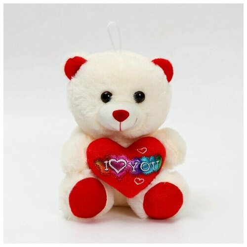 фото Мягкая игрушка «мишка с сердцем» milo toys