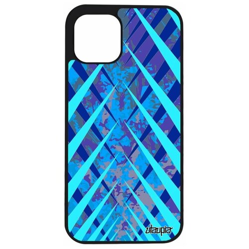 фото Чехол на телефон iphone 12, "дизайн сталактит" геометрия лед utaupia