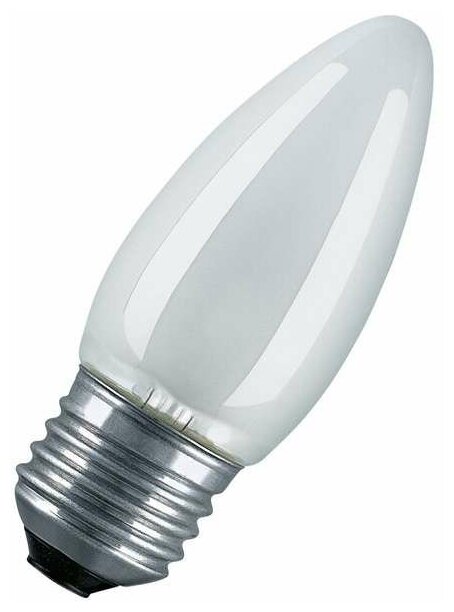 Лампа накаливания Osram B E27 40W Свеча Матовая 4008321411365 (арт. 28364)