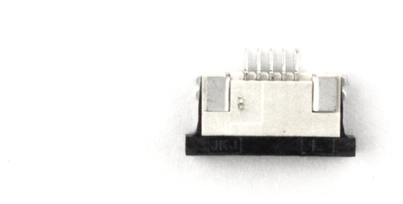 FFC FPC разъем 5pin 0.8 mm Down - фотография № 1