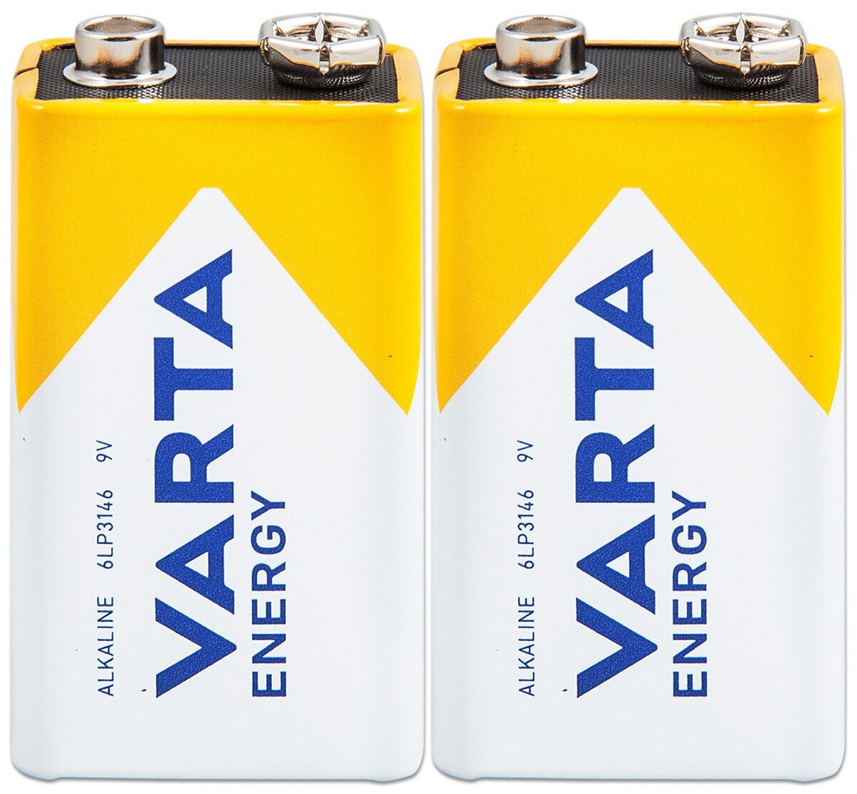 Батарейка алкалиновая VARTA Krona 9V 6LR61, Energy, 2 шт.