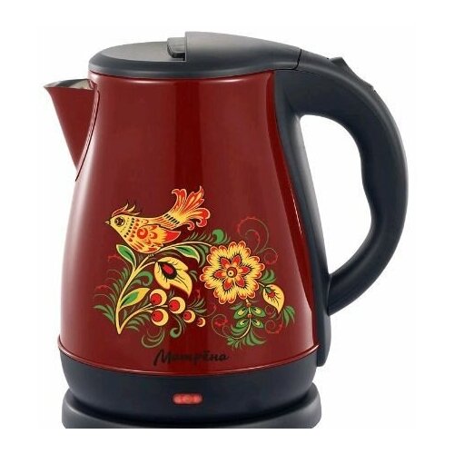 Чайник электрический матрёна MA-003 электрический 17 л стальной бордовый хохлома 114200₽