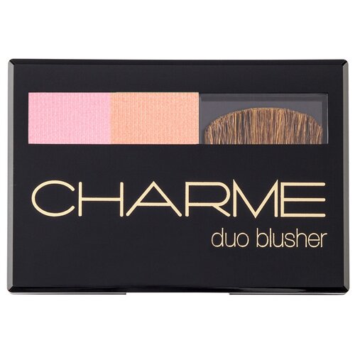 Charme Румяна двухцветные Duo Blusher, розовый