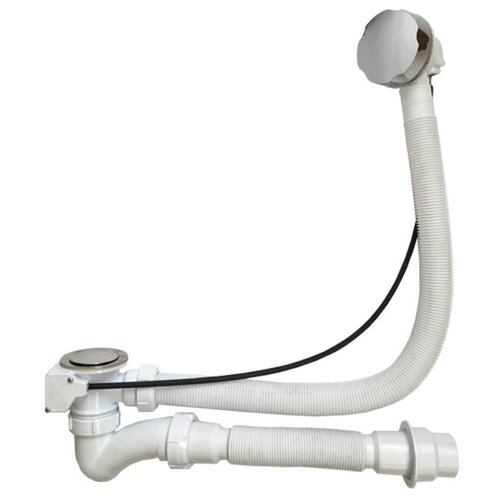 РемоКолор Сифон для ванны РемоКолор полуавтомат с выпуском и переливом 67-0-164