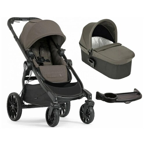 Коляска Baby Jogger City Select LUX Taupe Набор 1(коляска+люлька+поднос)