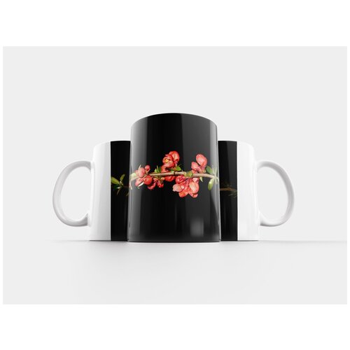 фото Кружка "цветущая ветка, декоративная айва, айва" 320 мл lotsprints