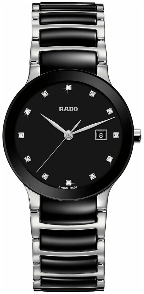 Наручные часы RADO CENTRIX DIAMONDS, артикул R30935752, черный