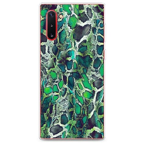 фото Силиконовый чехол "зеленая кожа змеи" на samsung galaxy note 10 / самсунг гэлакси нот 10 case place