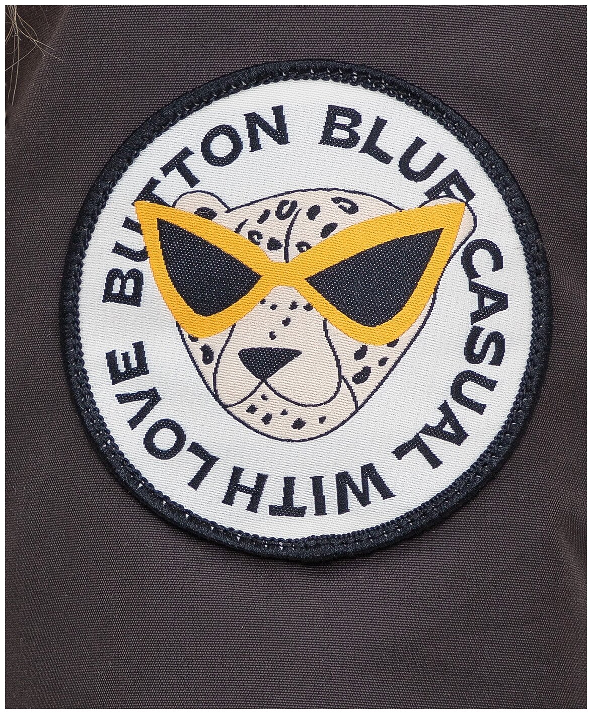 Парка Button Blue, демисезон/зима, размер 104, коричневый - фотография № 3