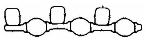 Прокладка впускного коллектора Bga MG6701