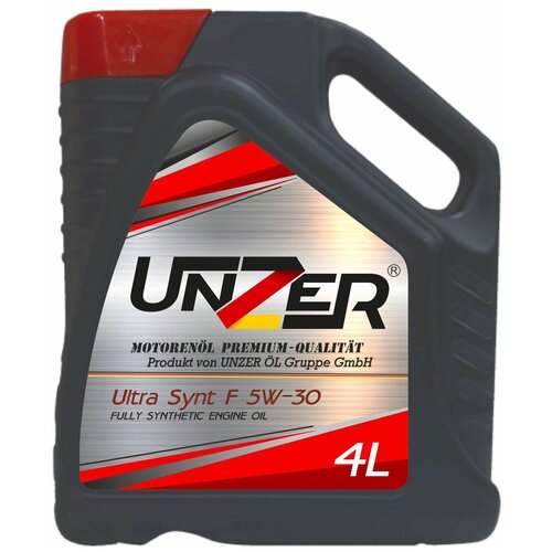 Масло моторное синтетическое UNZER Ultra Synt F 5w30 4л