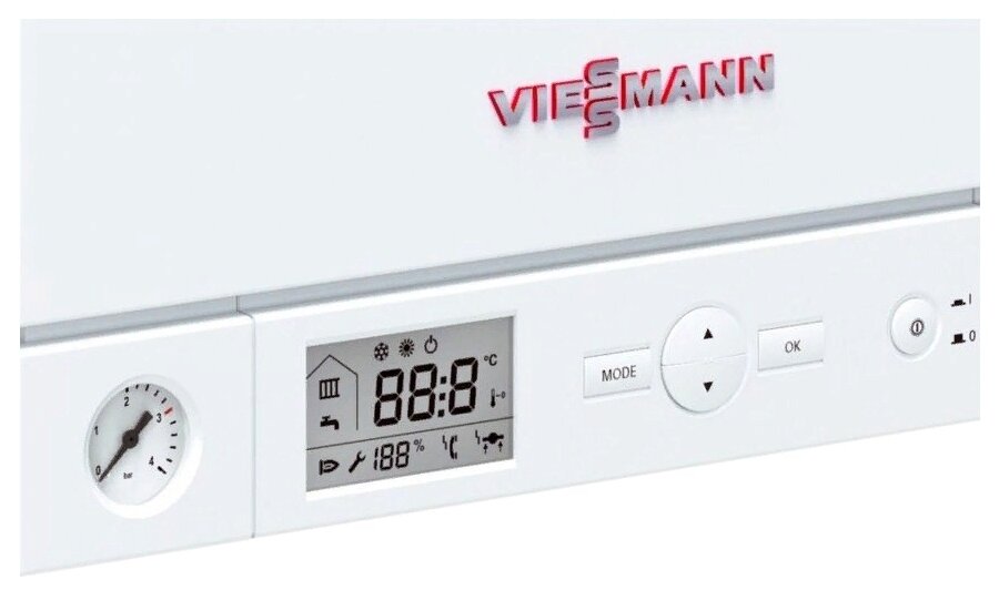 Конвекционный газовый котел Viessmann Vitopend 100-W A1JB009, 12 кВт, двухконтурный - фотография № 2