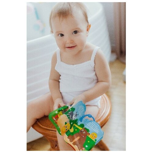 Купить Крошка Я Развивающая книжка - раскраска для игры в ванной «Мамы и малыши, Развивающие игрушки
