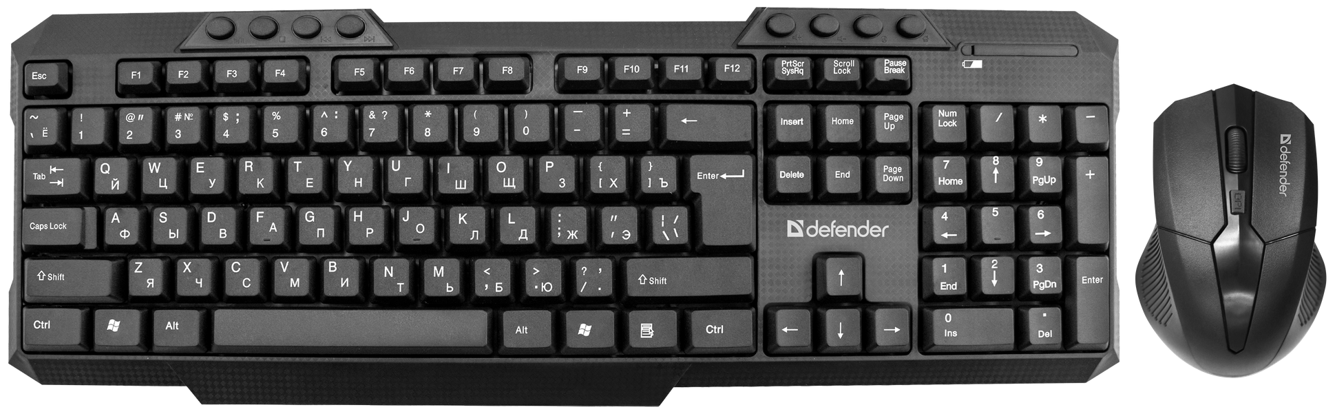 Комплект клавиатура + мышь Defender Jakarta C-805