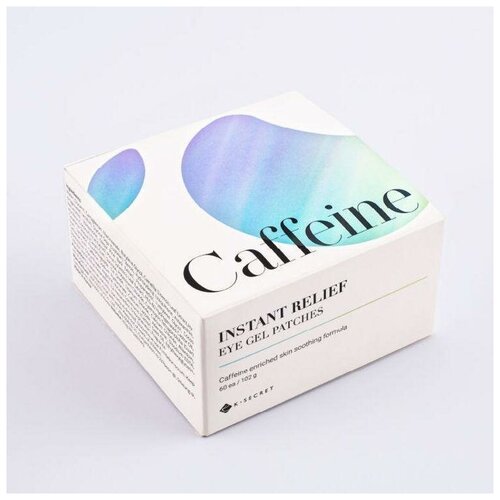 K-SECRET Патчи против отеков под глазами с кофеином INSTANT RELIEF EYE GEL PATCHES (CAFFEINE)