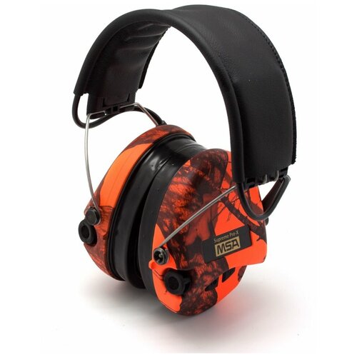 Наушники активные MSA Sordin Supreme Pro-X Camo, orange-MossyOak/черн. SOR75302-X-09 MSA SOR75302-X-09 msa sordin tactical headset sordin pickup noise reduction airsoft headphones sight gel replacement earmuffs