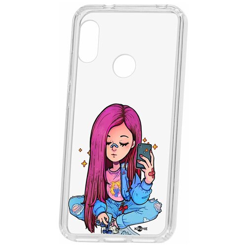 фото Чехол на huawei p20 kruche print pink hair / чехол для huawei / чехол с рисунком / чехол с принтом / чехол для хонор / чехол для хуавей / бампер на хуавей / чехол накладка для хонор / противоударная накладка для honor huawei / защита для honor / защита на huawei / cиликоновый чехол для huawei honor / пластиковый чехол на huawei / защитный чехол для honor / чехольчик / защита телефона / ударопрочный чехол кruче