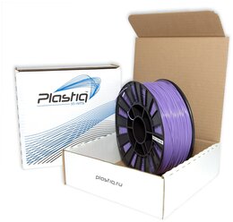 Пластик PETG для 3D принтера фиолетовый Plastiq, 1.75мм, 300 метров