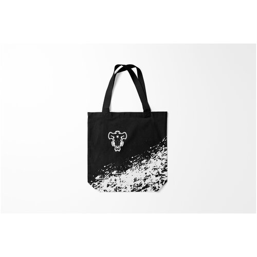 фото Сумка-шоппер / 40х40 см / аниме / черный клевер бык 6 burnettie