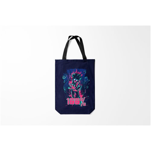 фото Сумка-шоппер / 31х42 см / аниме / моб психо 100 burnettie