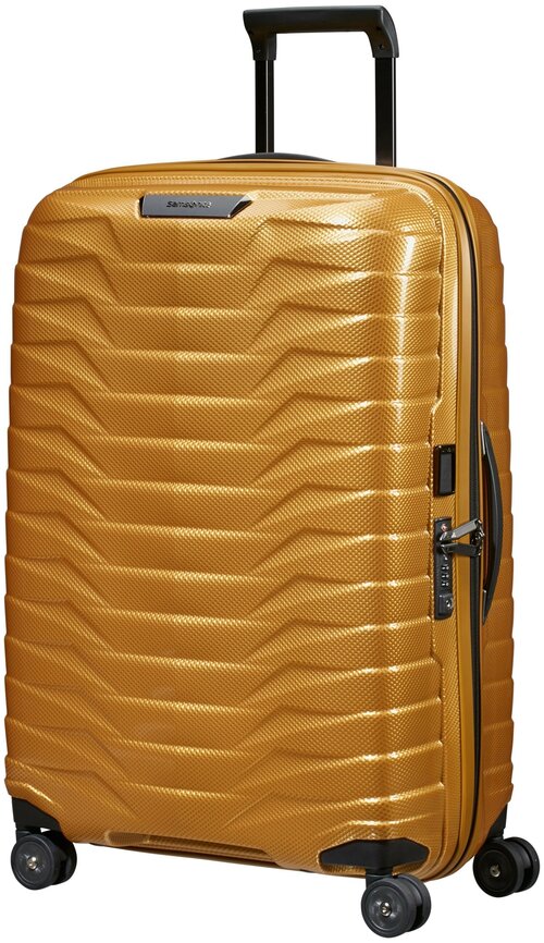 Чемодан Samsonite, 75 л, размер M, золотой