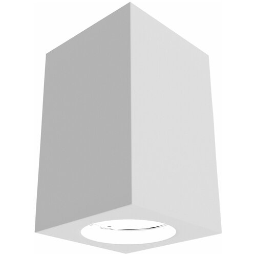 Точечный (накладной) светильник из гипса Vilart V40-117-111, белый 1хGU5.3 35Вт, 70х70х111мм.