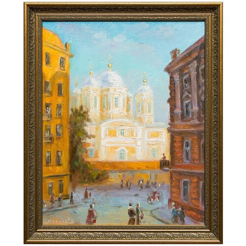 фото Картина маслом "владимирский храм" щербаков русская живопись