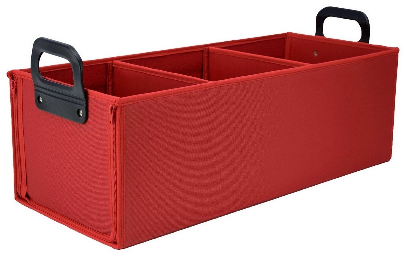 Органайзер в багажник "Куб" (размер XL Plus). Цвет: красный.