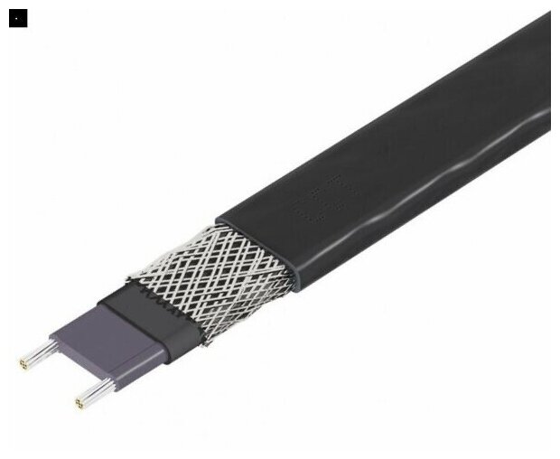 Саморегулирующийся греющий кабель SRL 30-2cr(uv) для обогрева кровли и водостока на отрез 1 метр