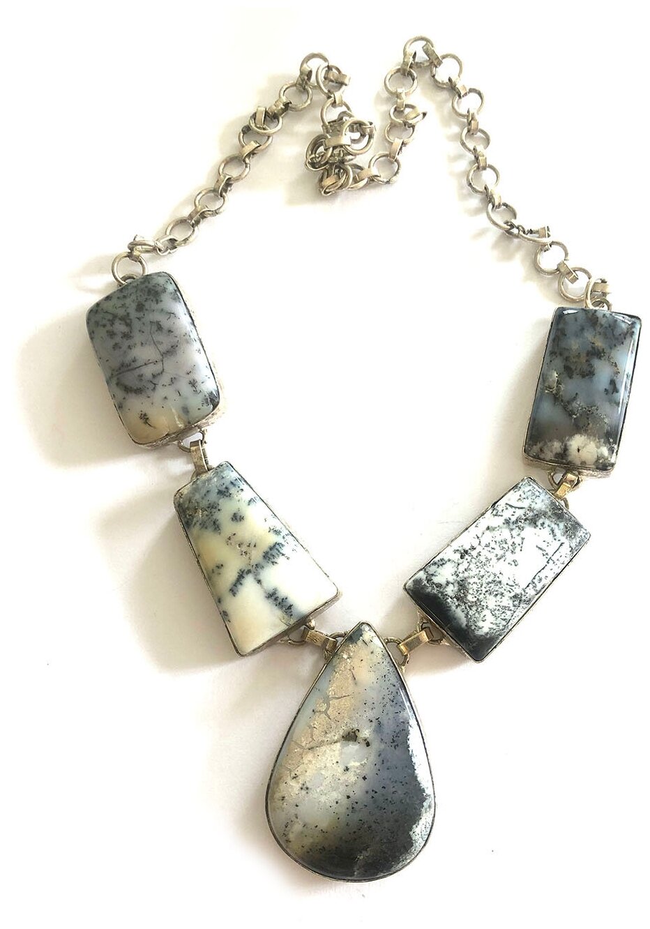 Колье, агат