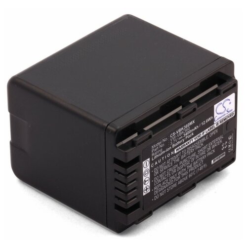 Аккумулятор Sino Power усиленный VW-VBK360 11200mah vw vbd98 ag vbr118 battery for panasonic ag 3da1 ac8 dvx200 hpx250 hpx255 hvx201 aj pcs060 px298 hc x1000 hdc z10000