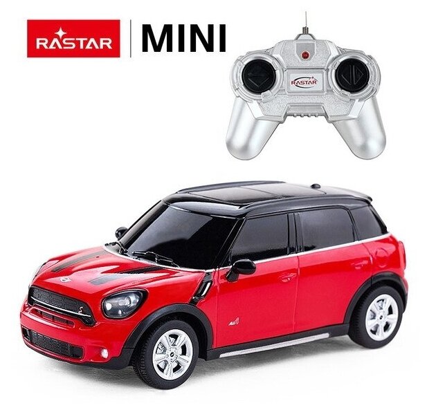 Машина р/у 1:24 Mini Cooper S Countryman Цвет Красный - Rastar [71700R]