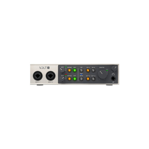 Аудиоинтерфейс Universal Audio Volt 4 silver внешний usb 34100₽