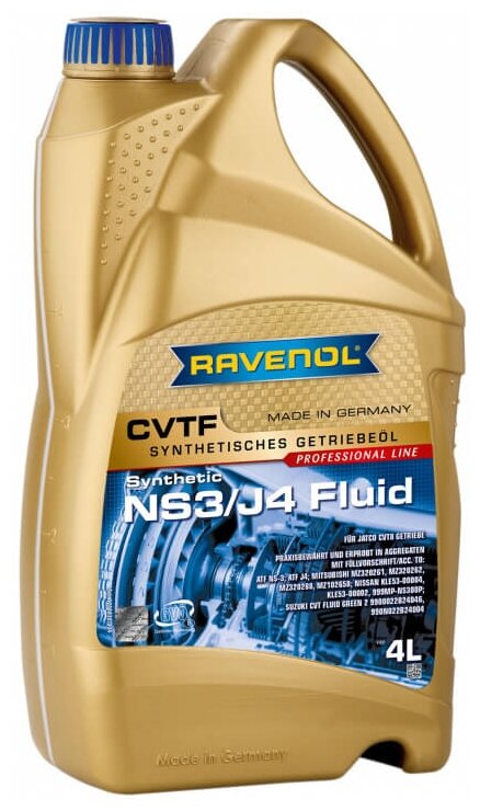 Трансмиссионное масло RAVENOL CVTF NS3/J4 Fluid (4л) new