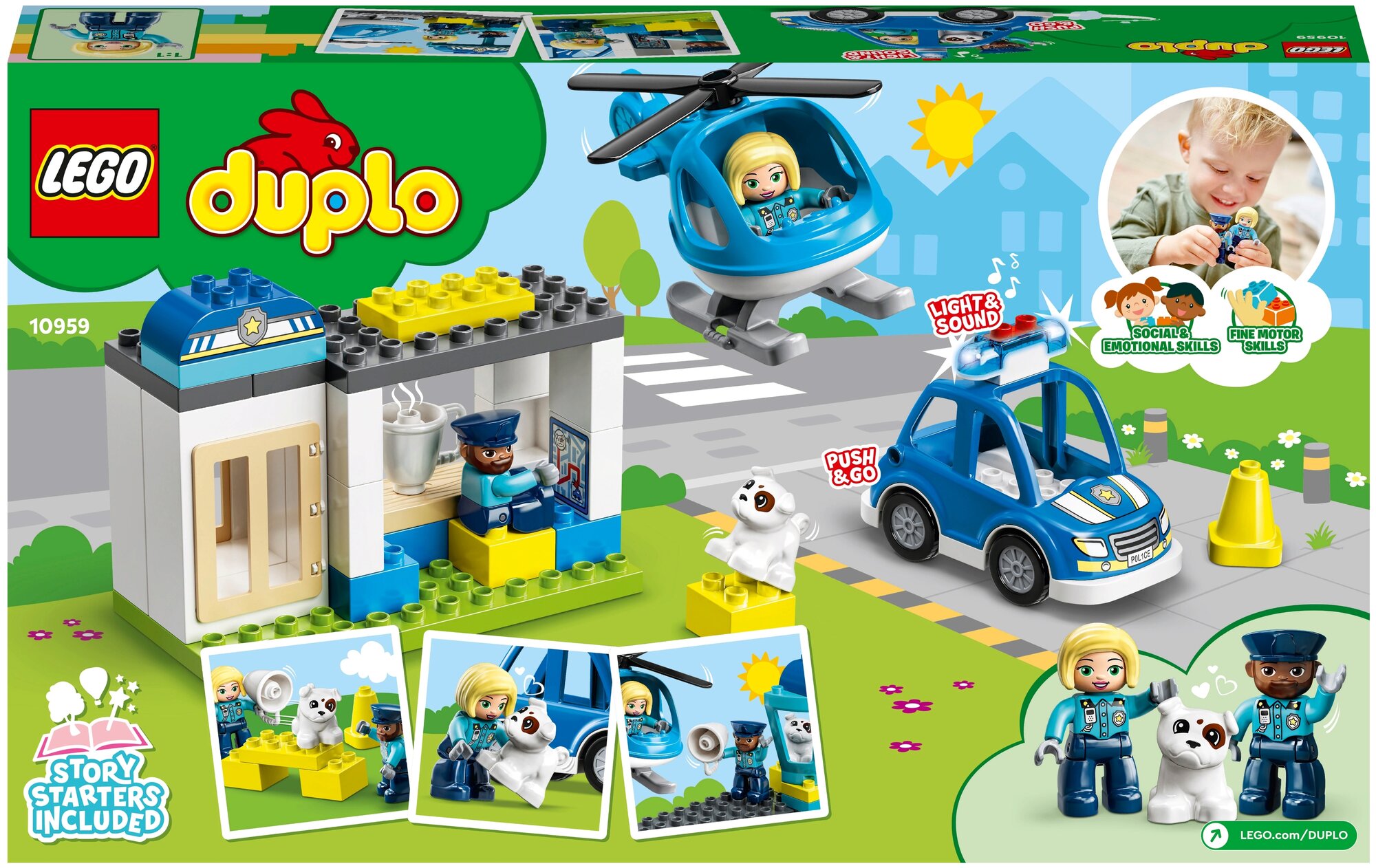 Конструктор LEGO DUPLO 10959 "Полицейский участок и вертолёт" - фото №3