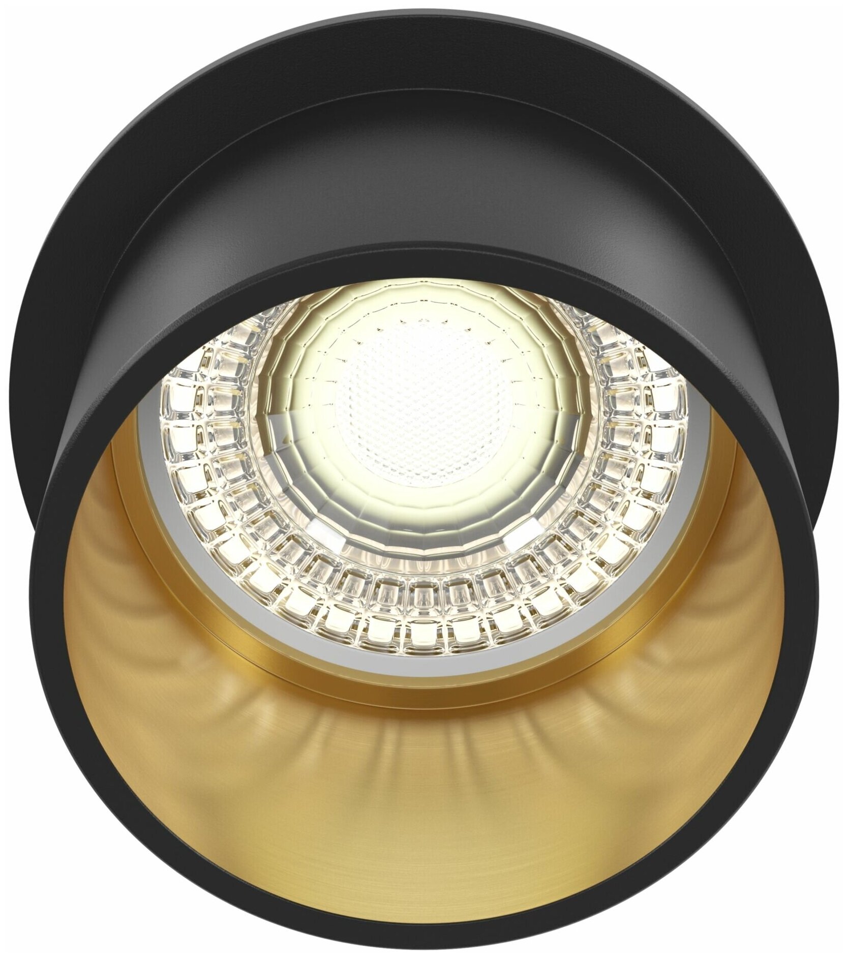 Встраиваемый светильник Maytoni Reif DL050-01GB, GU10, кол-во ламп:1шт, Черный