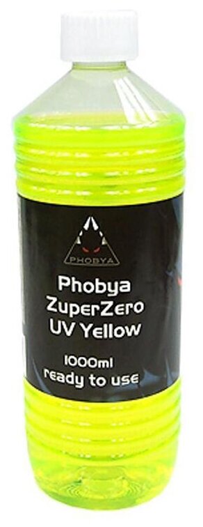 Жидкость - хладагент для СЖО Phobya ZuperZero UV Yellow 1000ml