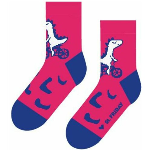 Носки St. Friday, размер 21-23, розовый